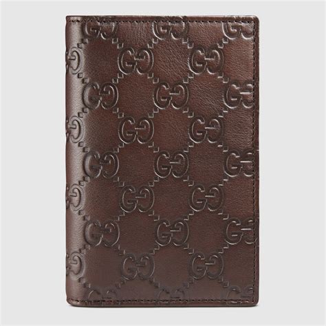 passport cover gucci|luxury leather passport holder.